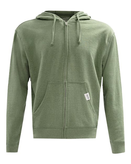 Unisex Full-Zip Hooded Sweatshirt - Fern