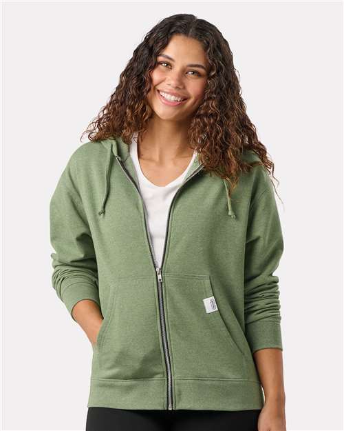 Unisex Full-Zip Hooded Sweatshirt - Fern