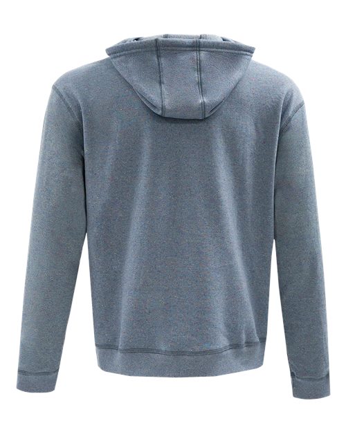 Unisex Fleece Hooded Sweatshirt - Blue Rainbow