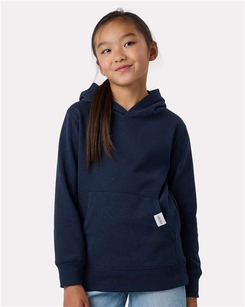 Youth Hooded Sweatshirt - Navy