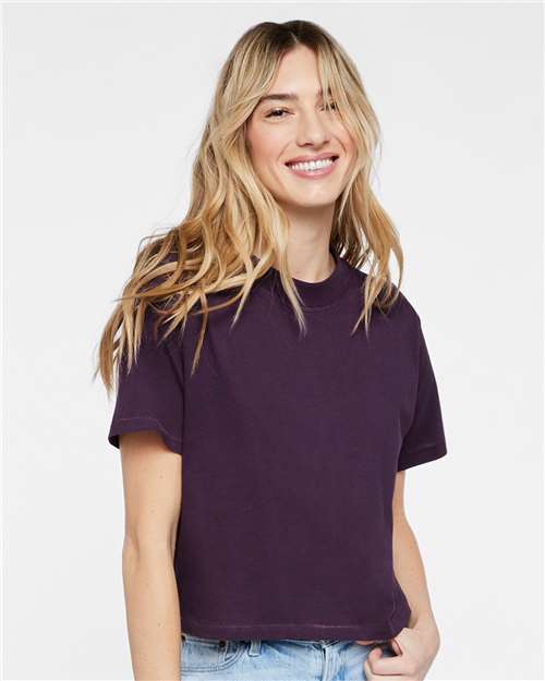 Women's Boxy Tee - Plum