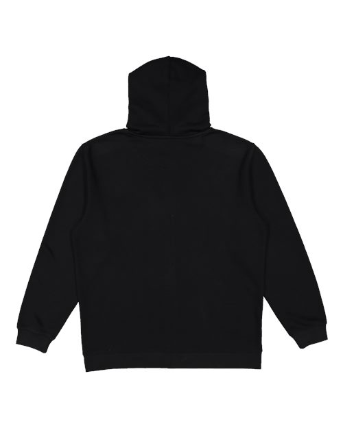 Unisex Full-Zip Fleece Hoodie Sweatshirt - Black