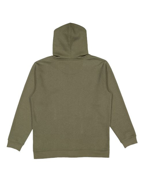 Unisex Full-Zip Fleece Hoodie Sweatshirt - Military Green