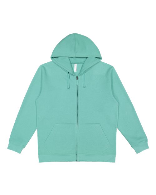 Unisex Full-Zip Fleece Hoodie Sweatshirt - Saltwater