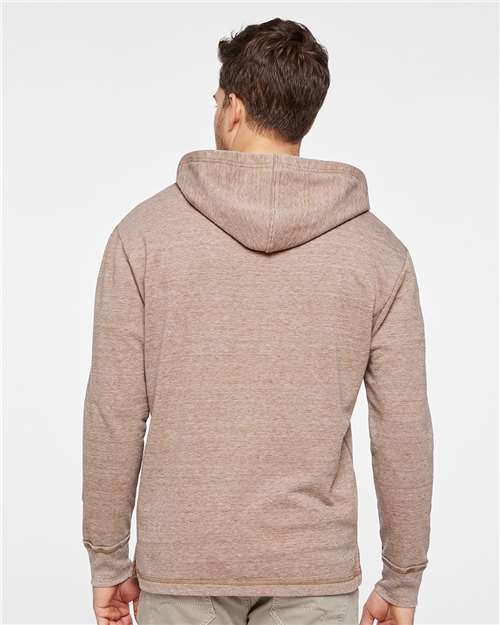 Unisex Vintage Wash Fleece Hoodie Sweatshirt - Weathered Coyote Brown