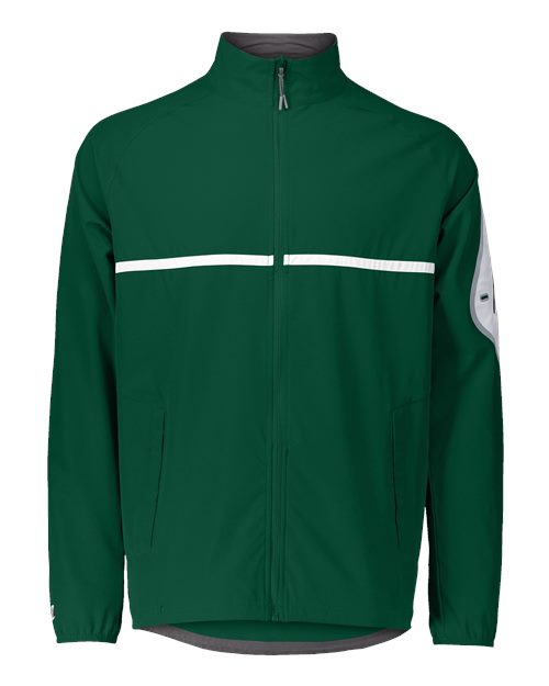 Unisex Weld Jacket - Forest/ White