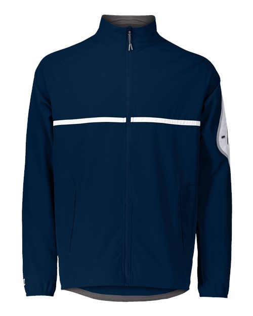 Unisex Weld Jacket - Navy/ White