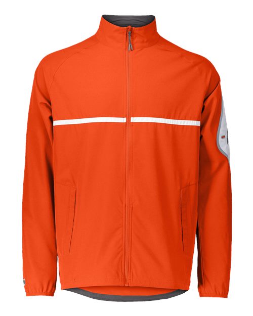 Unisex Weld Jacket - Orange/ White