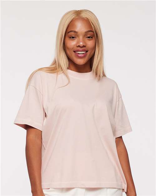 Relaxed Crew Tee - Blush