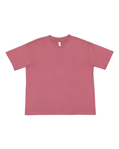 Relaxed Crew Tee - Rouge