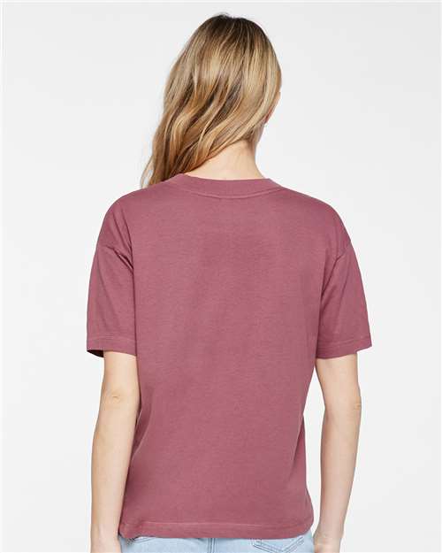 Relaxed Crew Tee - Rouge