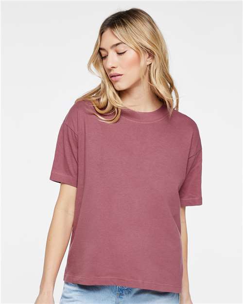 Relaxed Crew Tee - Rouge