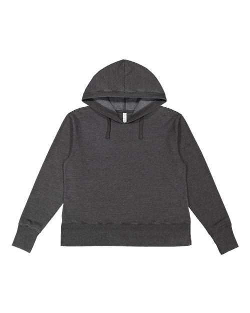 Women's Vintage Wash Hoodie Sweatshirt - Washed Black