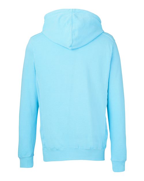 Unisex Pigment-Dyed Fleece Hooded Sweatshirt - Capri