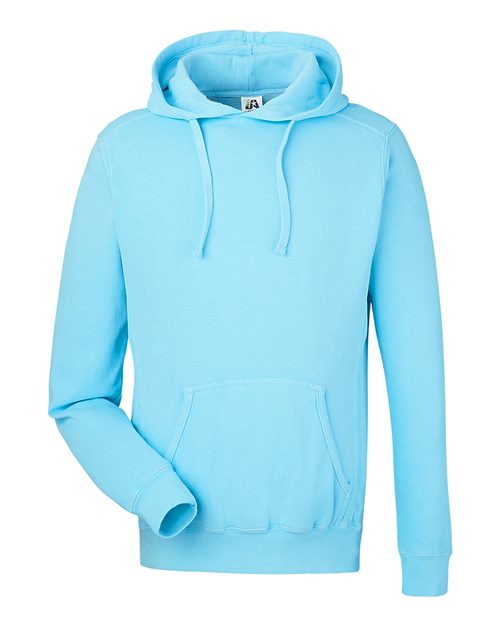Unisex Pigment-Dyed Fleece Hooded Sweatshirt - Capri