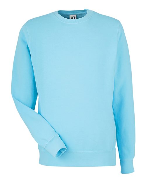 Unisex Pigment-Dyed Fleece Crewneck Sweatshirt - Capri