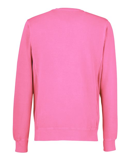 Unisex Pigment-Dyed Fleece Crewneck Sweatshirt - Paradise Pink