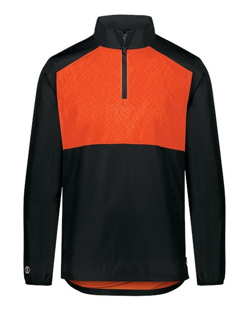 Men's SeriesX Quarter-Zip Pullover - Black/ Orange