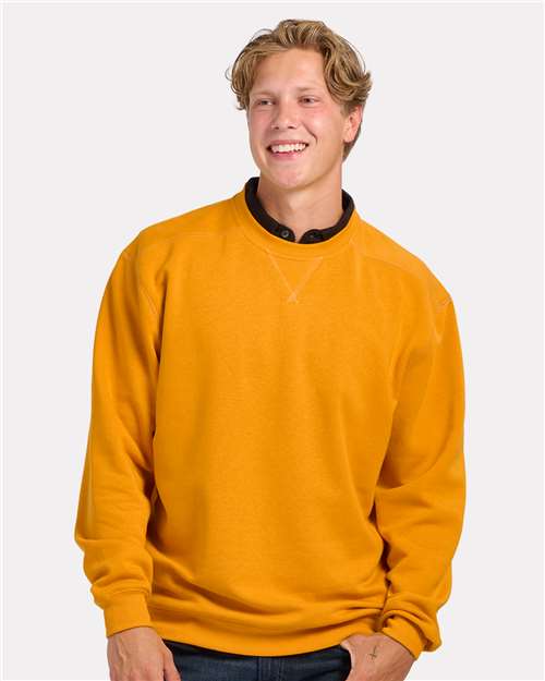 Men's Fleece Crewneck Sweatshirt - Golden Amber
