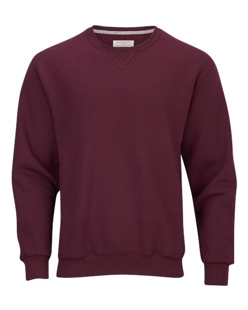 Men's Fleece Crewneck Sweatshirt - Maroon