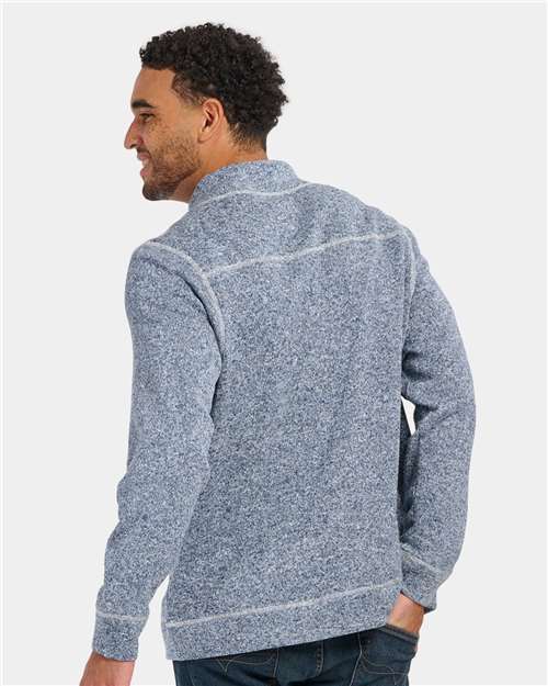 Men's Alpine Quarter-Zip Pullover - Navy Heather