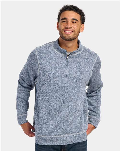 Men's Alpine Quarter-Zip Pullover - Navy Heather