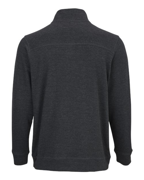 Men's French Terry Button Pullover - Charcoal Heather