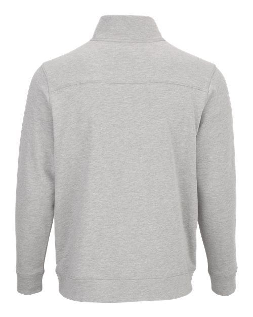 Men's French Terry Button Pullover - Oxford Heather