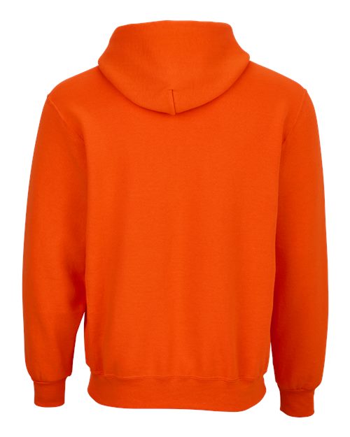 Unisex Fleece Hooded Sweatshirt - Burnt Orange
