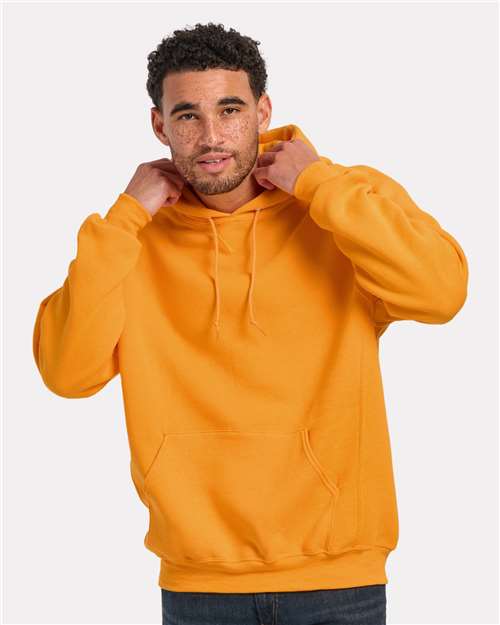 Unisex Fleece Hooded Sweatshirt - Golden Amber