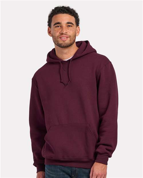 Unisex Fleece Hooded Sweatshirt - Maroon