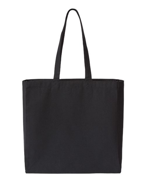 Isabella Midweight Recycled Canvas Tote - Recycled Black
