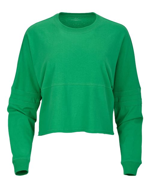 Women's Crop Retro Jesery - Shamrock