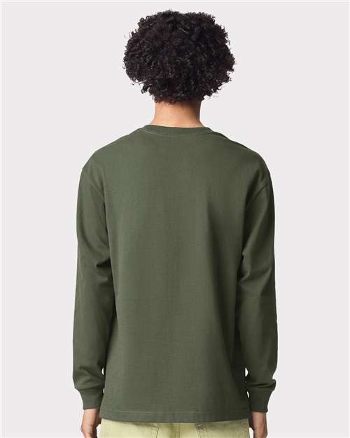 Unisex Super Heavyweight Long Sleeve Pocket Tee - Lieutenant