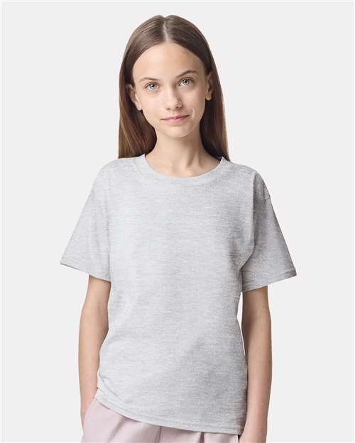Youth Fine Jersey Tee - Ash Grey