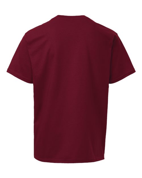 Youth Fine Jersey Tee - Cranberry