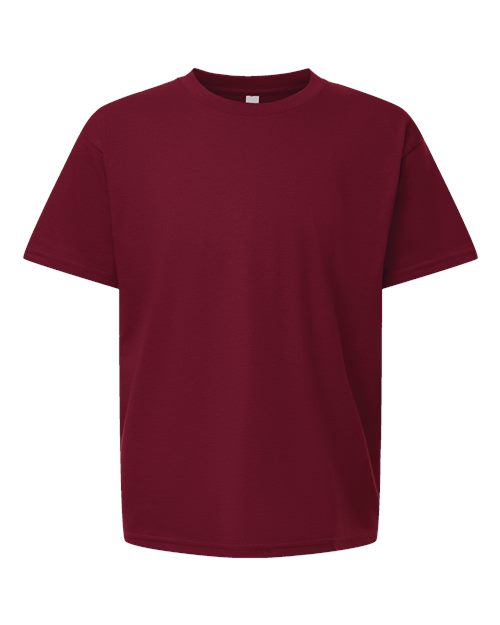 Youth Fine Jersey Tee - Cranberry