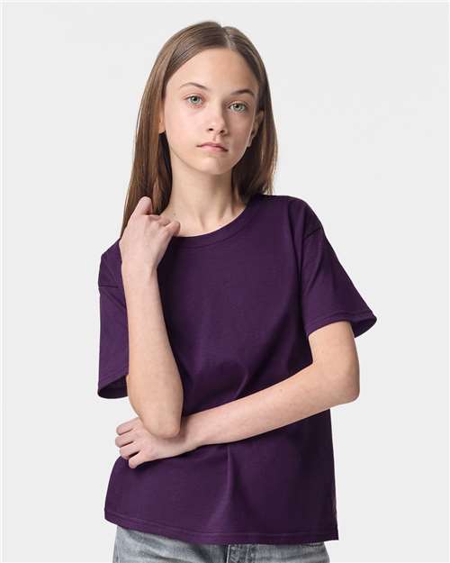 Youth Fine Jersey Tee - Eggplant