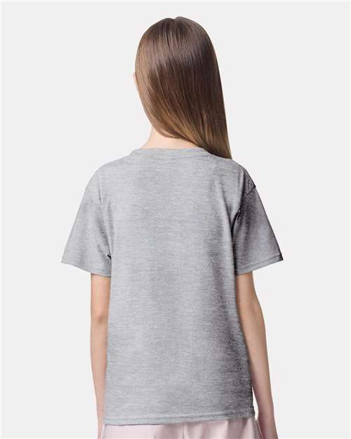 Youth Fine Jersey Tee - Heather Grey