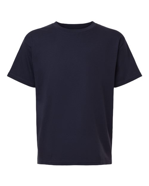 Youth Fine Jersey Tee - Navy