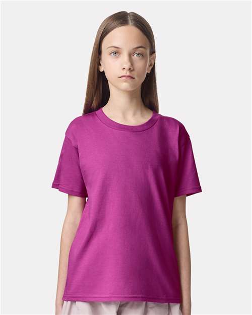 Youth Fine Jersey Tee - Super Pink