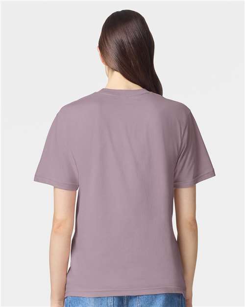 Unisex Fine Jersey Tee - Smokey Violet