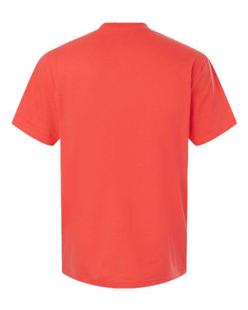 Unisex Fine Jersey Tee - Coral