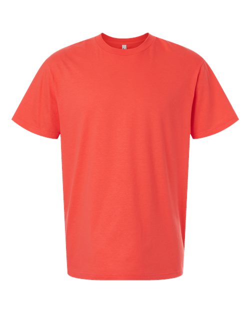 Unisex Fine Jersey Tee - Coral