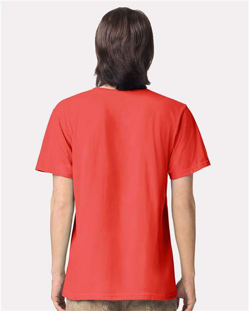 Unisex Fine Jersey Tee - Coral