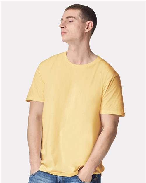 Unisex Fine Jersey Tee - Panna Cotta