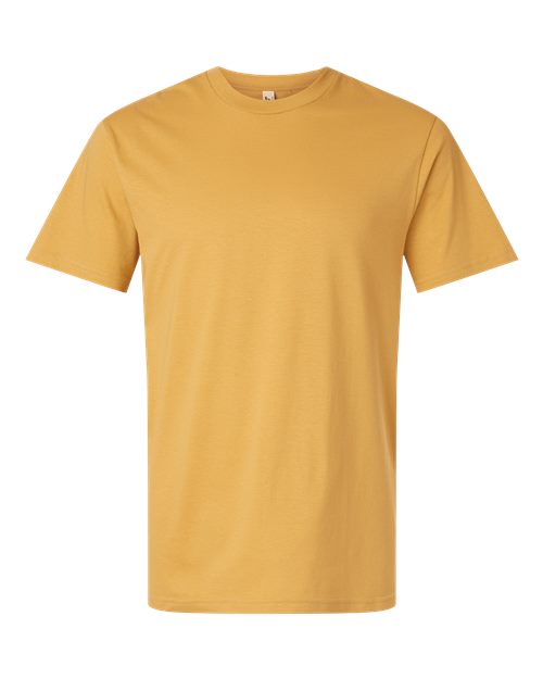 Unisex Fine Jersey Tee - Mustard