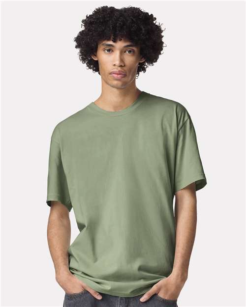 Unisex Fine Jersey Tee - Sage