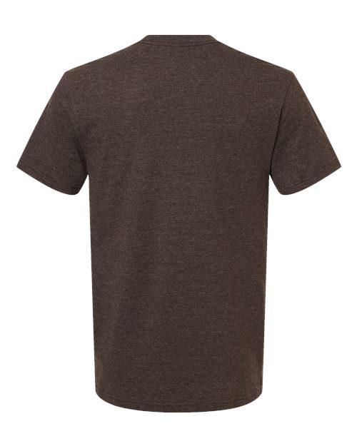 Unisex CVC Tee - Heather Brown