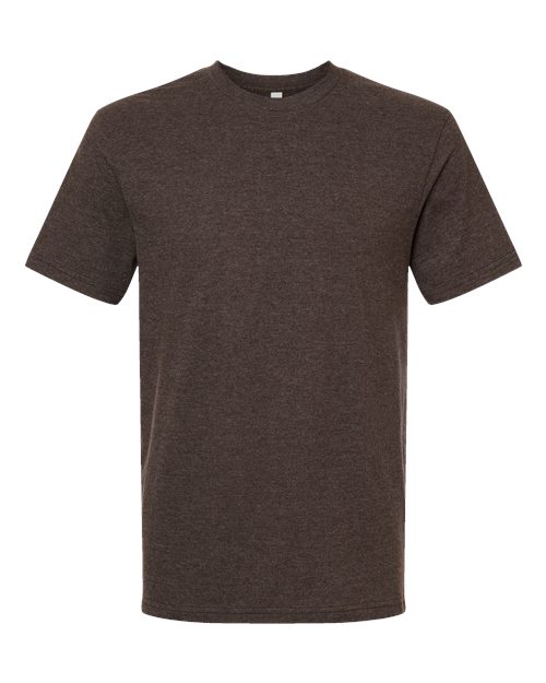 Unisex CVC Tee - Heather Brown